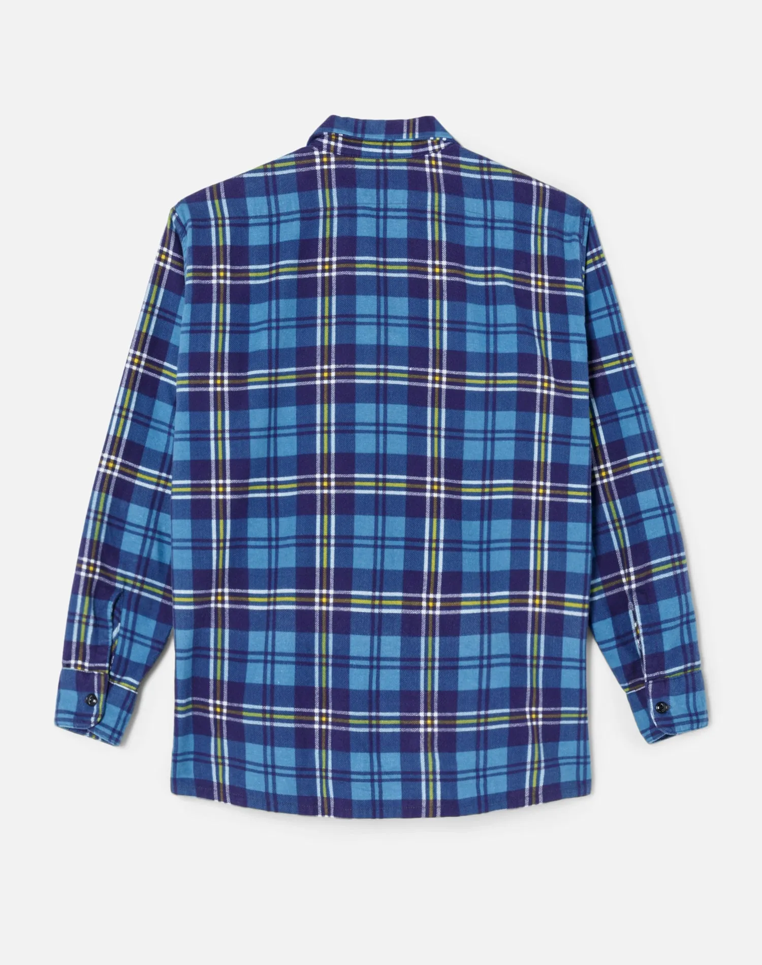 50s Plaid Straight Bottom Shirt - Navy/Blue sold by Re/Done product image thumbnail 2