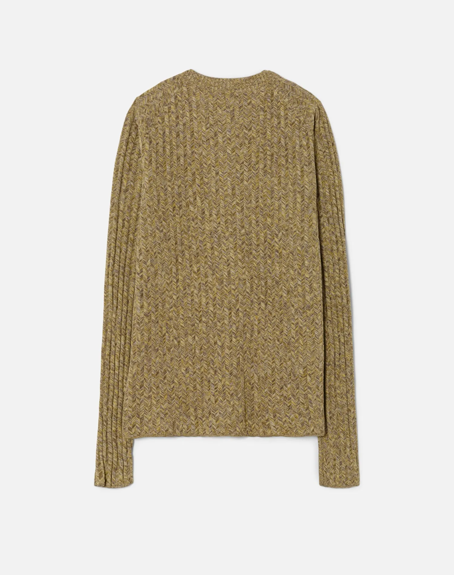 Chevron Rib Cardi - Pear Combo sold by Re/Done product image thumbnail 2