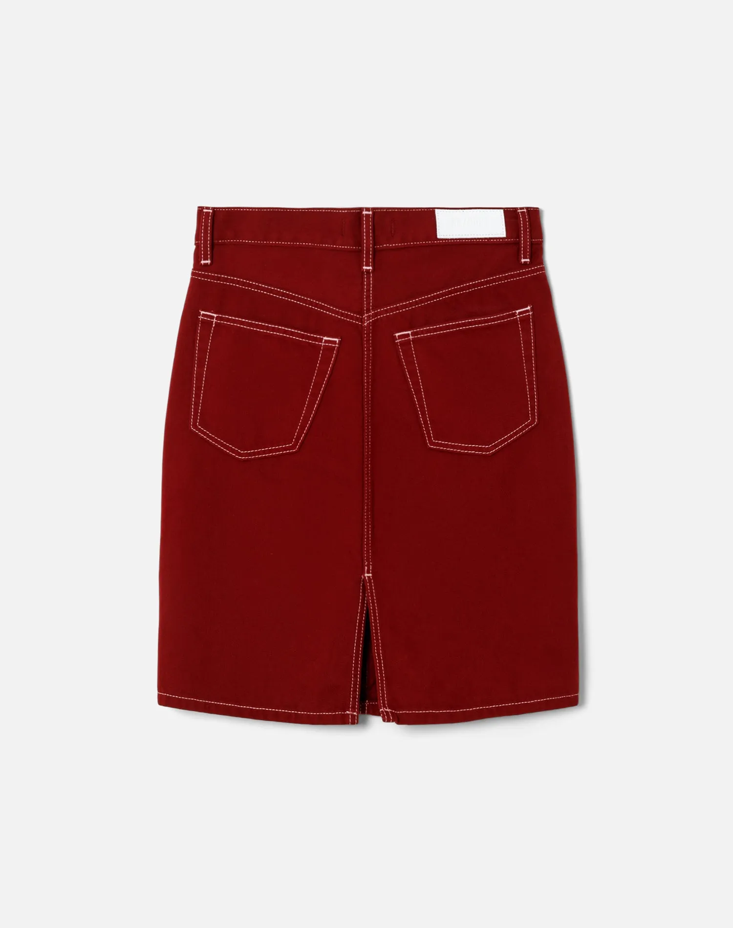 Mid Rise Pencil Skirt - Currant sold by Re/Done product image thumbnail 2