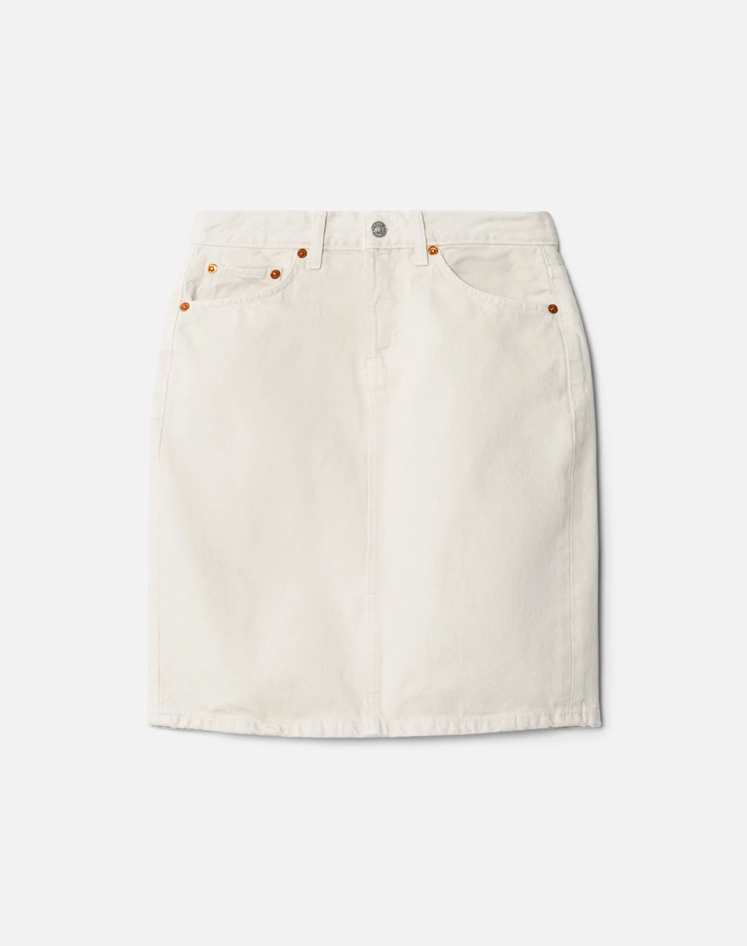 Mid Rise Pencil Skirt - Vintage White sold by Re/Done