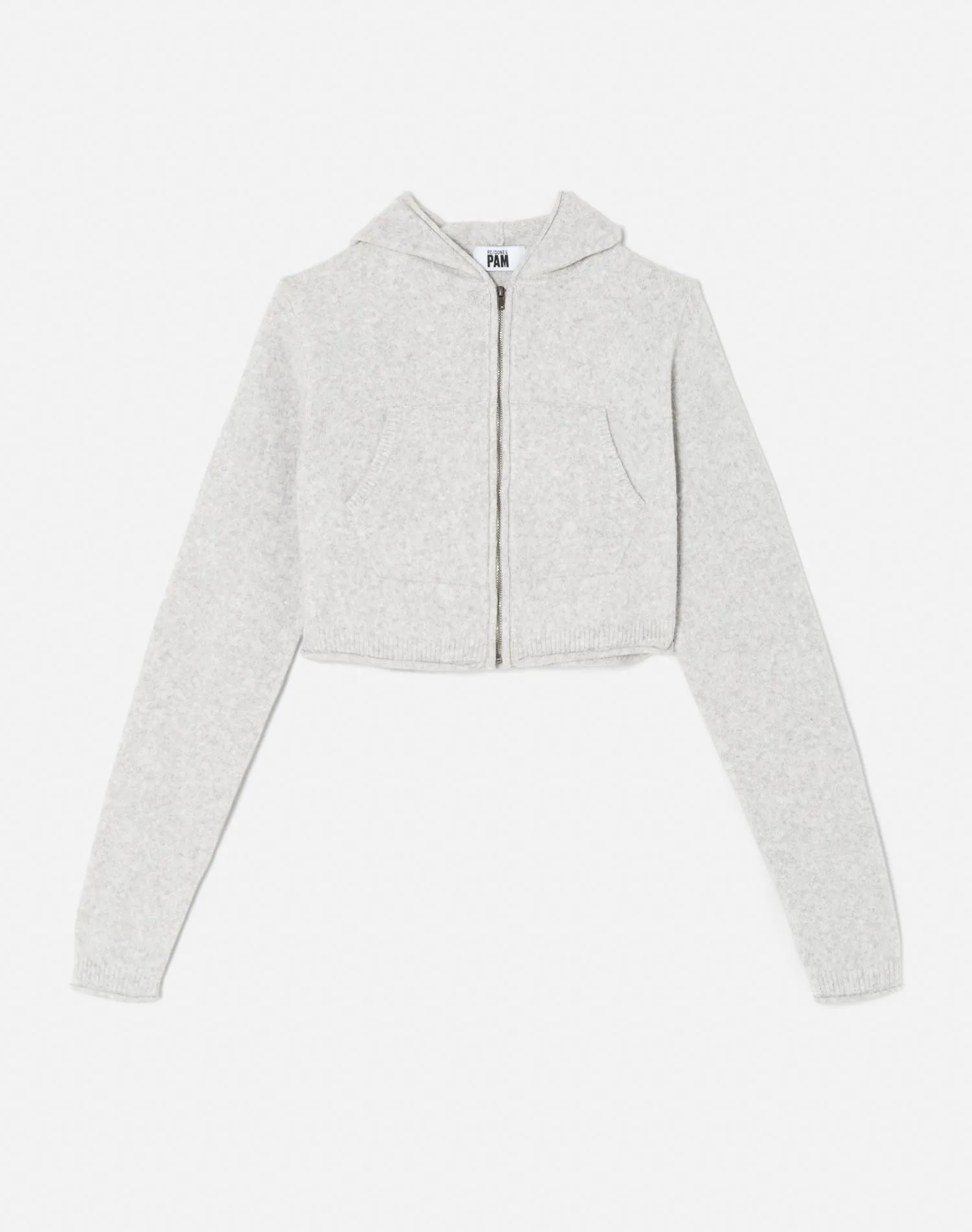 Mini Knit Hoodie - Light Grey sold by Re/Done