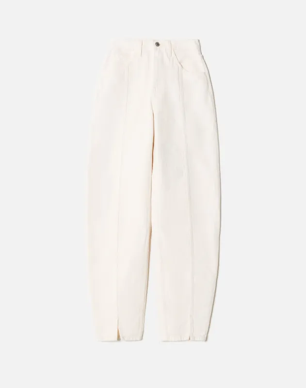 Tailored Jean - Vintage White Size: 25 made by Re/Done