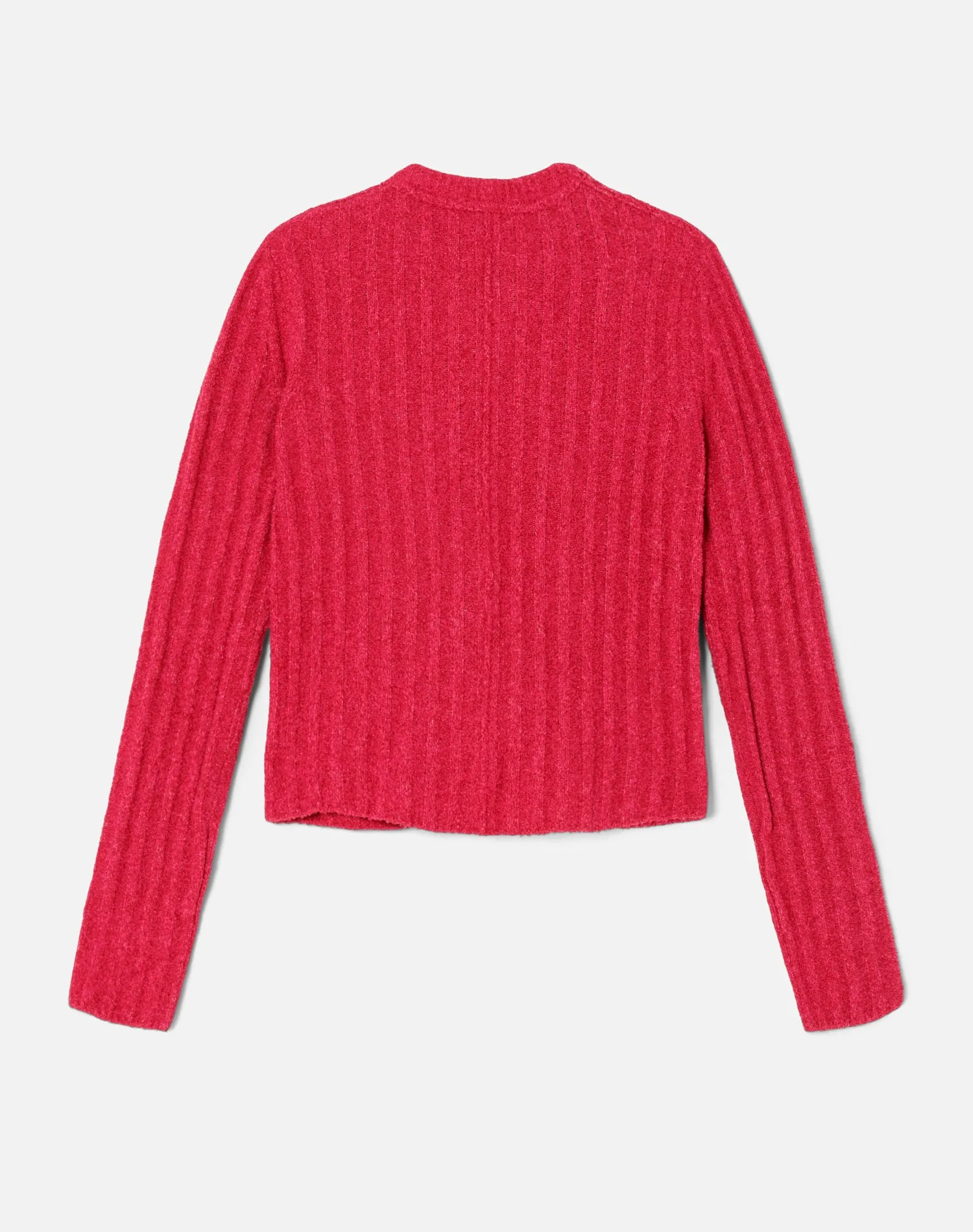 Terry Ribbed Cardi - Dragon Fruit sold by Re/Done product image thumbnail 2