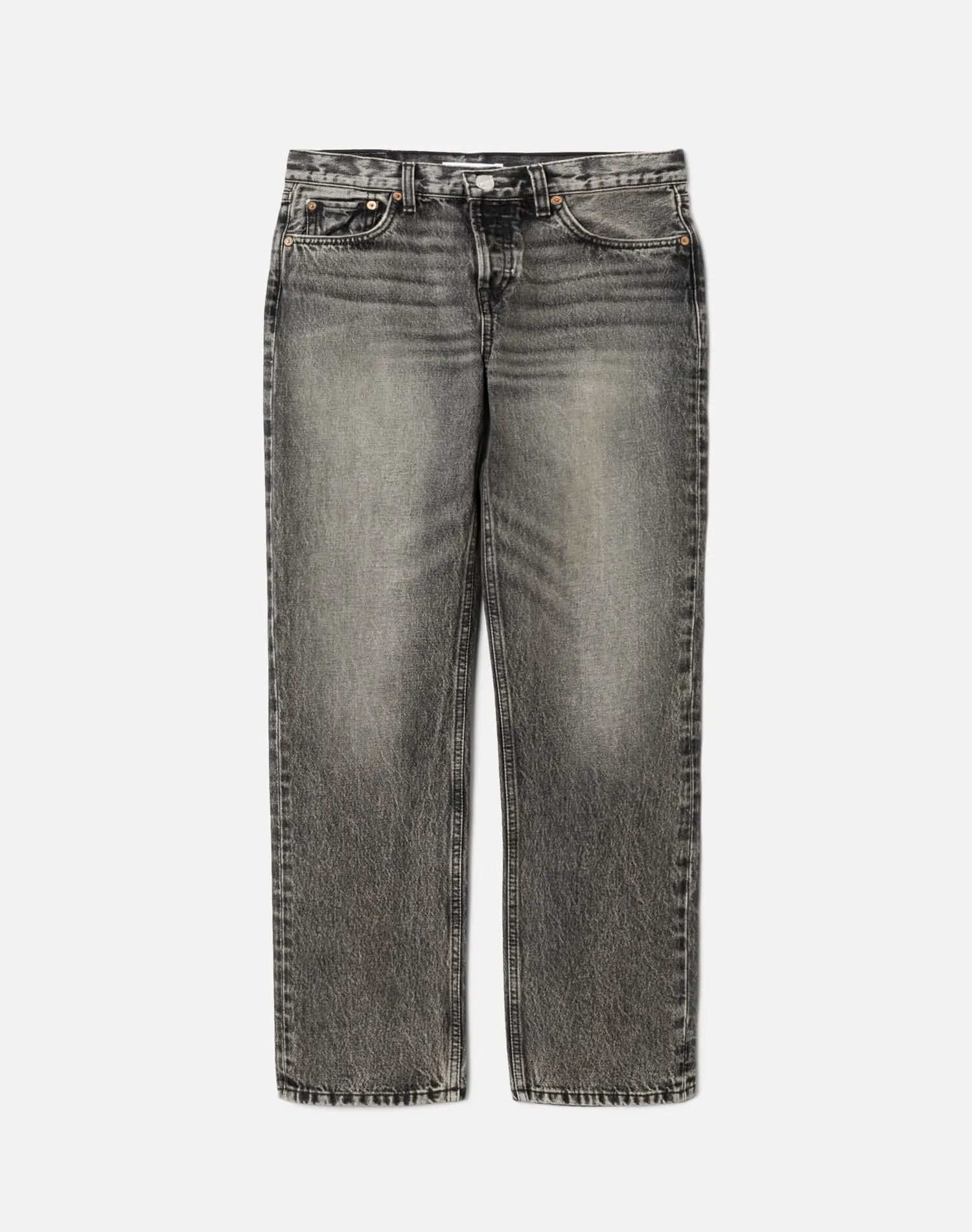 Easy Straight Crop - Smoke sold by Re/Done
