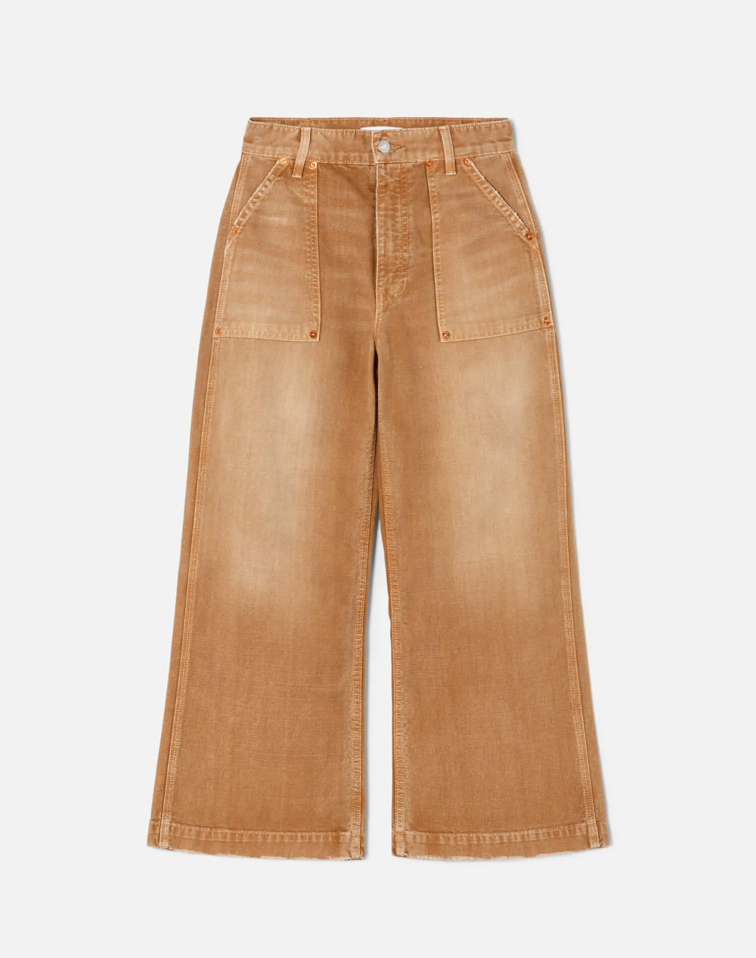 Cropped Baker Pant - Travertino sold by Re/Done