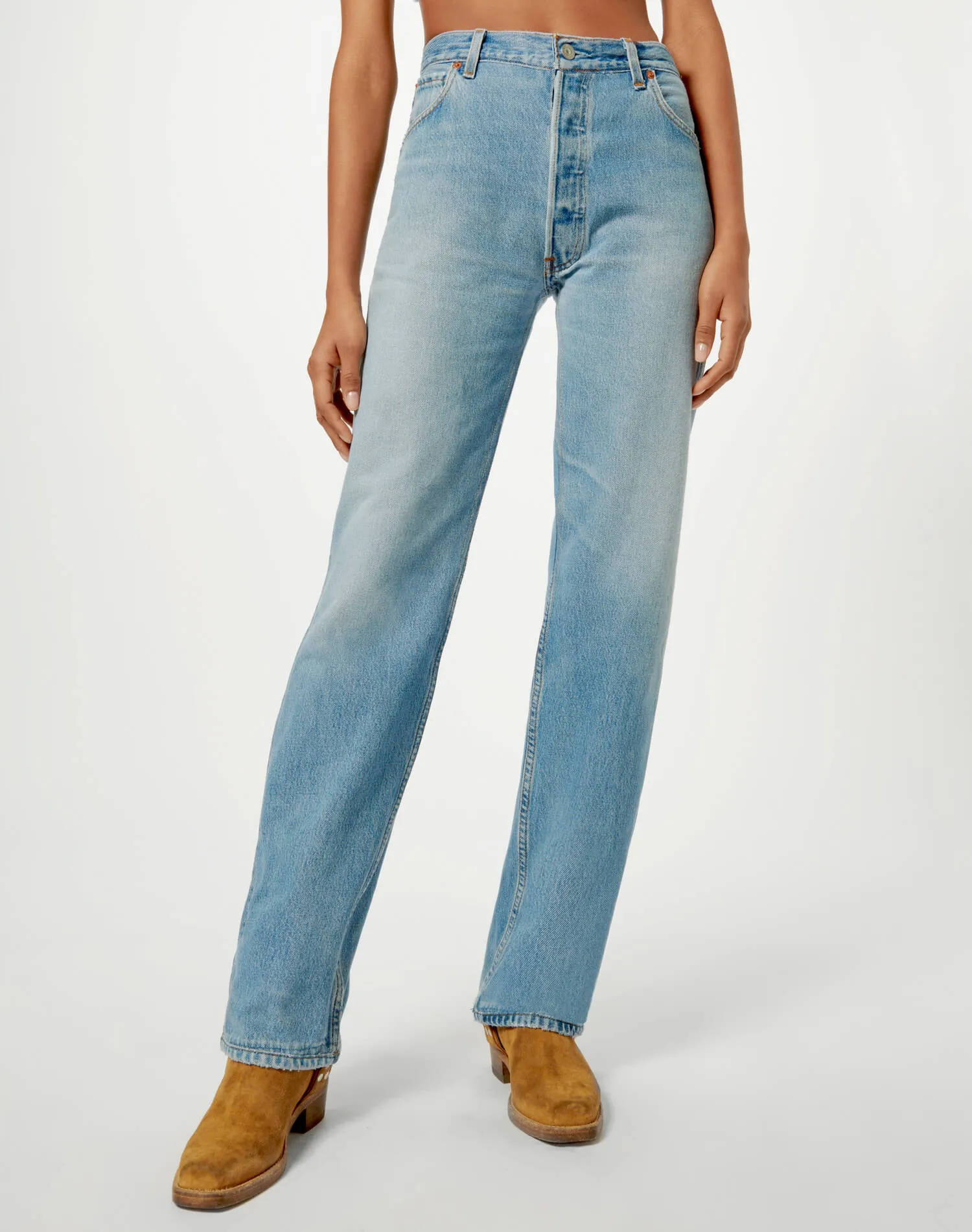 Levi's High Rise Loose - Indigo sold by Re/Done product image thumbnail 3