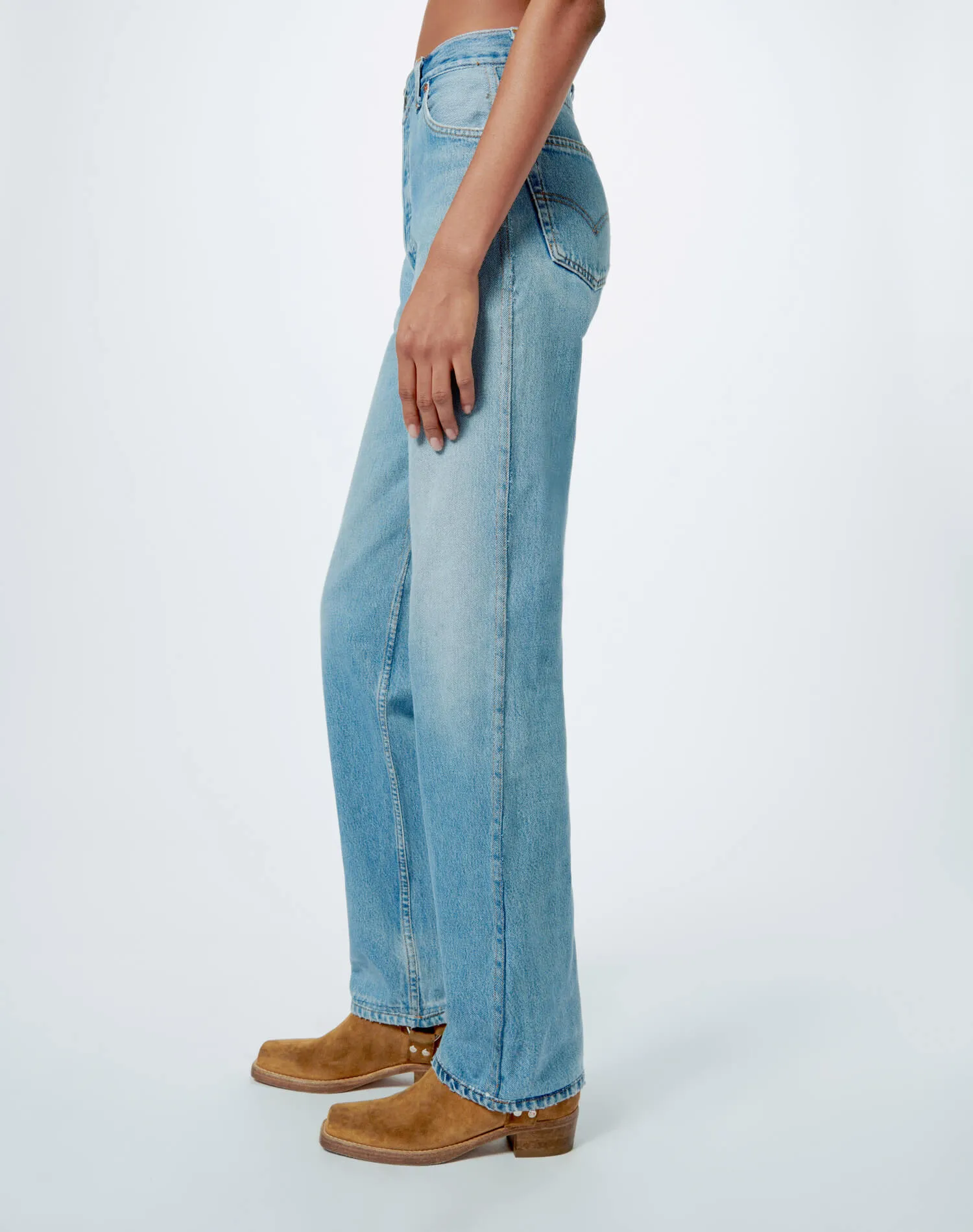 Levi's High Rise Loose - Indigo sold by Re/Done product image thumbnail 5
