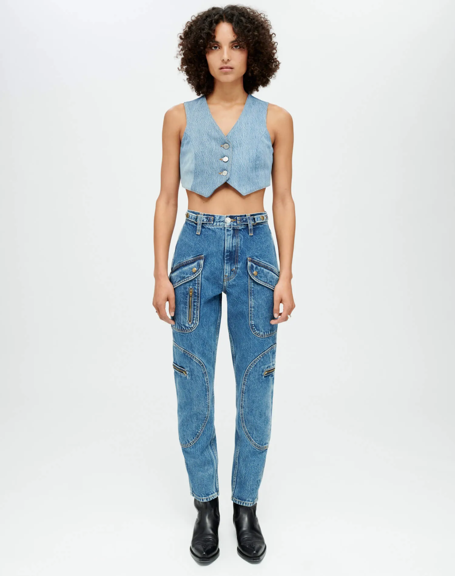 Levi's Tailored Vest - Indigo sold by Re/Done product image thumbnail 3