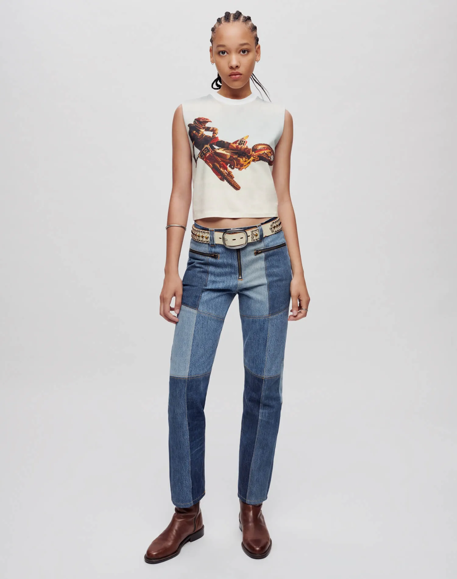 Moto Jean - Indigo sold by Re/Done product image thumbnail 3