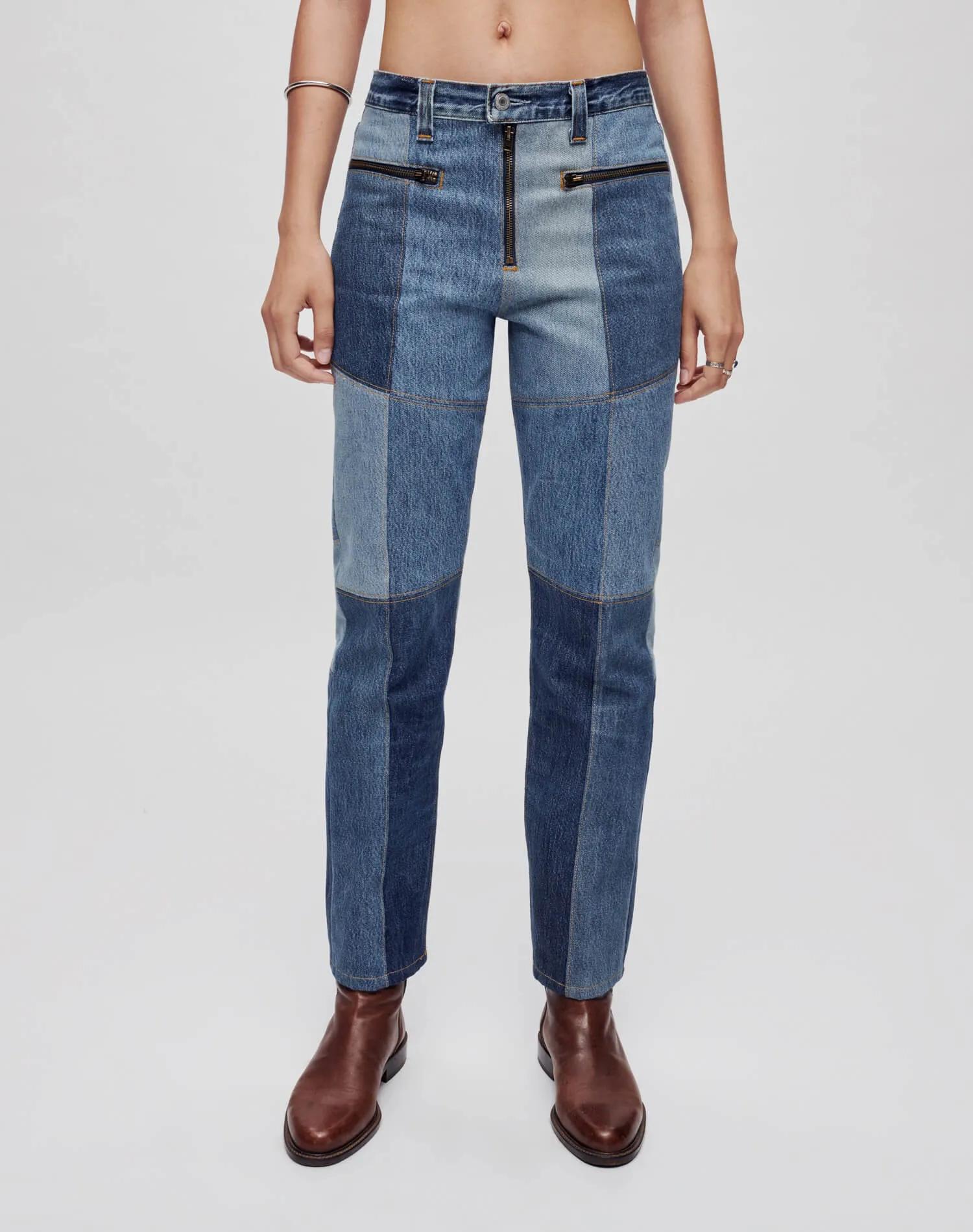 Moto Jean - Indigo sold by Re/Done product image thumbnail 4