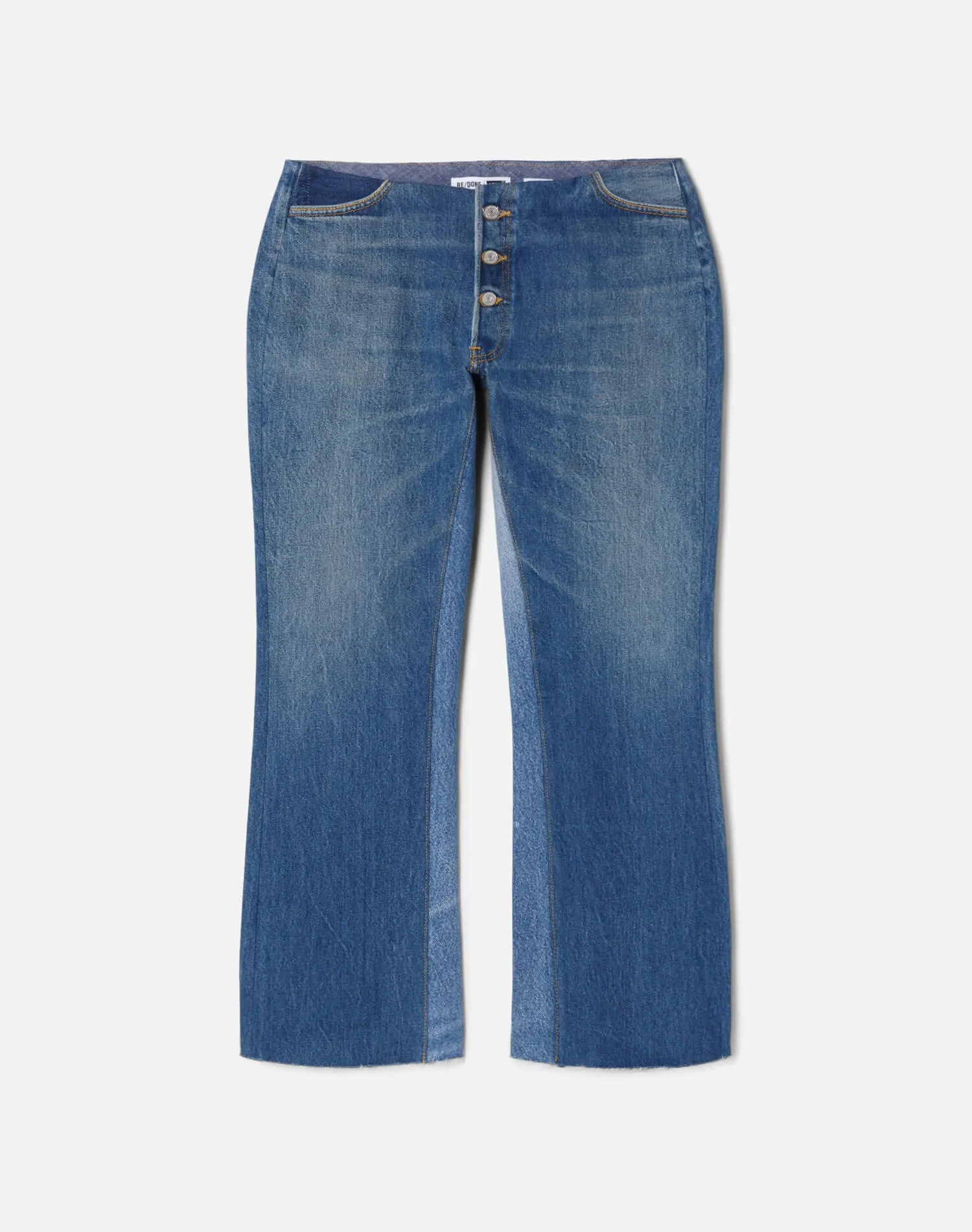 Levi's Button Front Crop Boot - Indigo sold by Re/Done