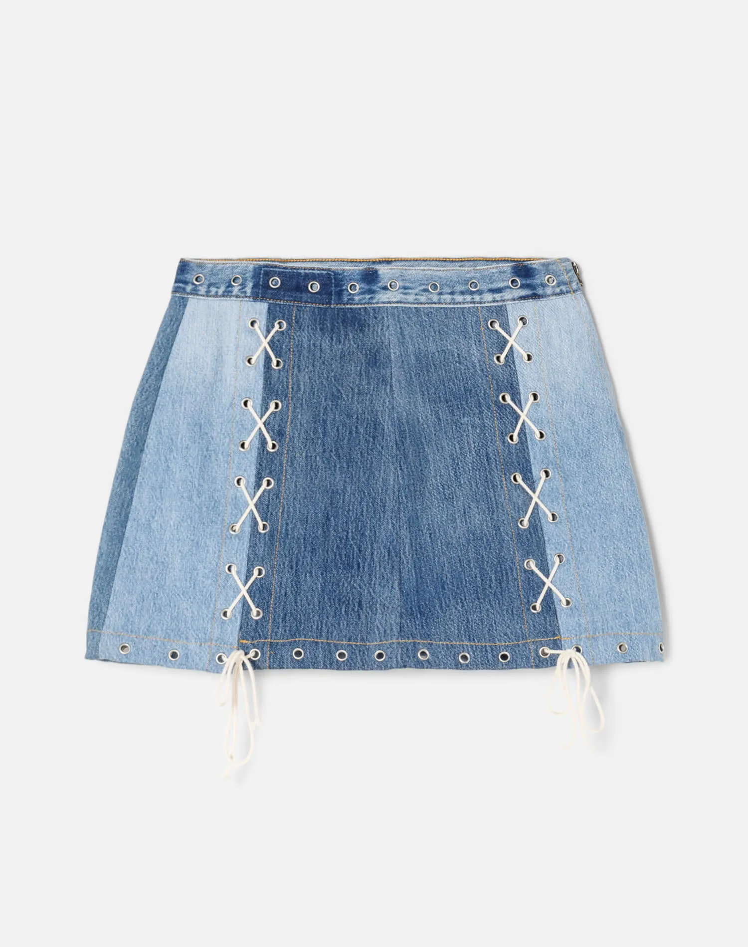 Denim Laced Midi - Indigo sold by Re/Done