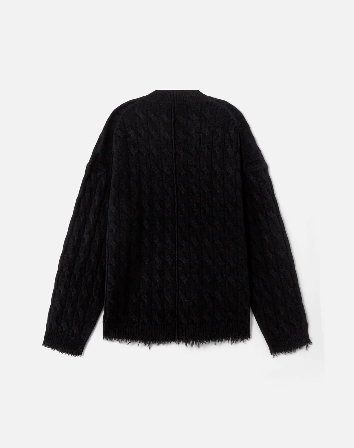 Cable V Neck Pullover - Black sold by Re/Done product image thumbnail 2