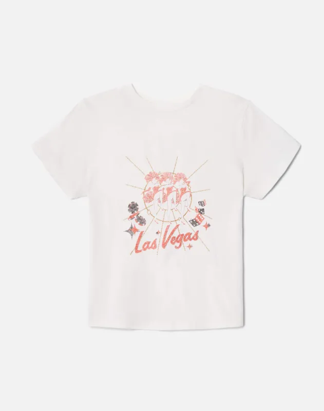 Classic "Vegas" Tee - Vintage White sold by Re/Done