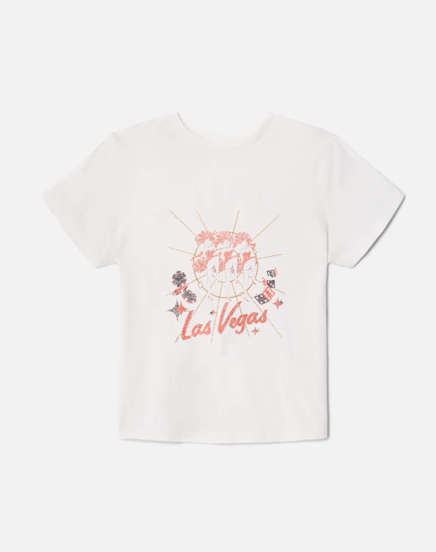 Classic "Vegas" Tee - Vintage White sold by Re/Done