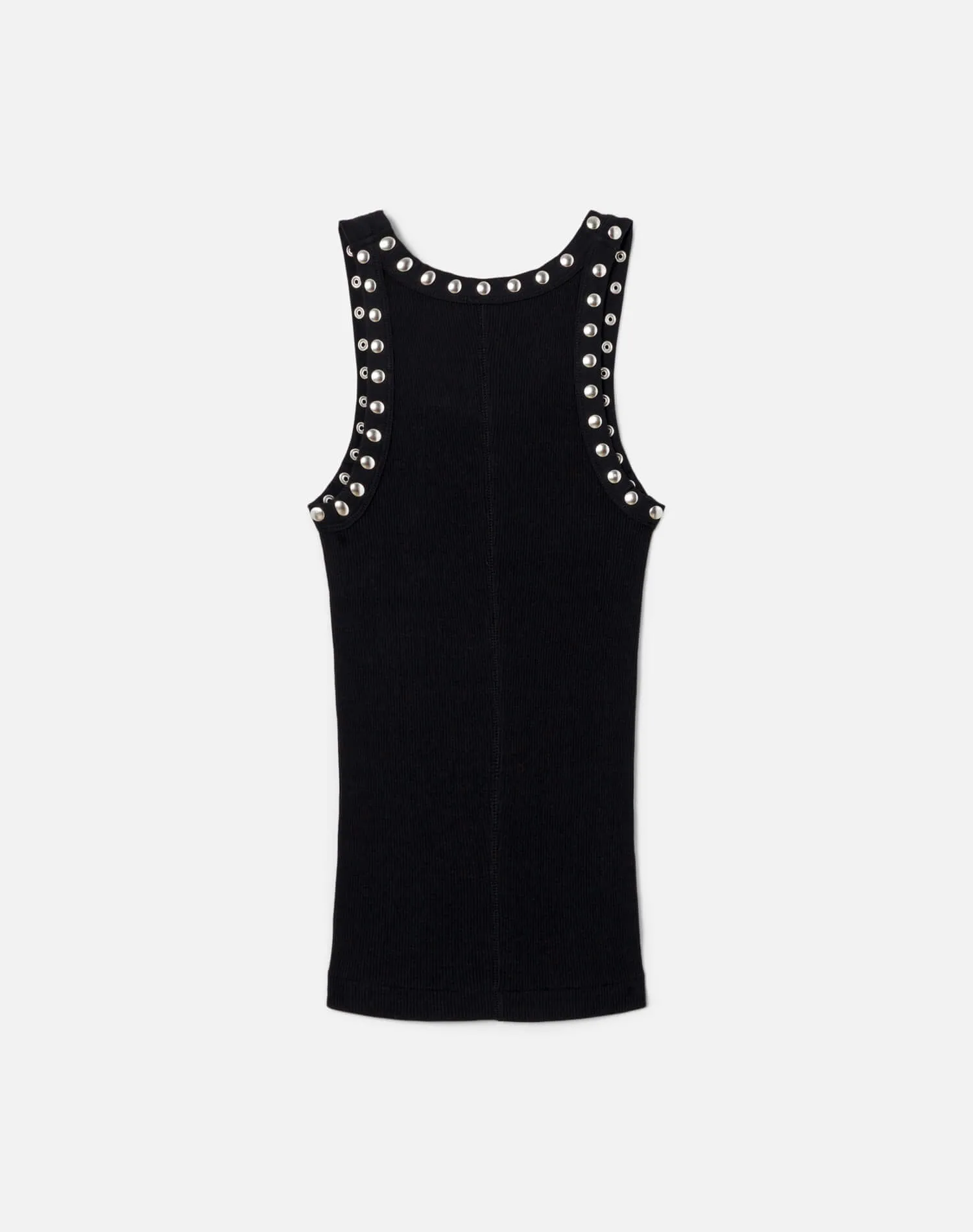 Studded Ribbed Tank - Black sold by Re/Done product image thumbnail 2