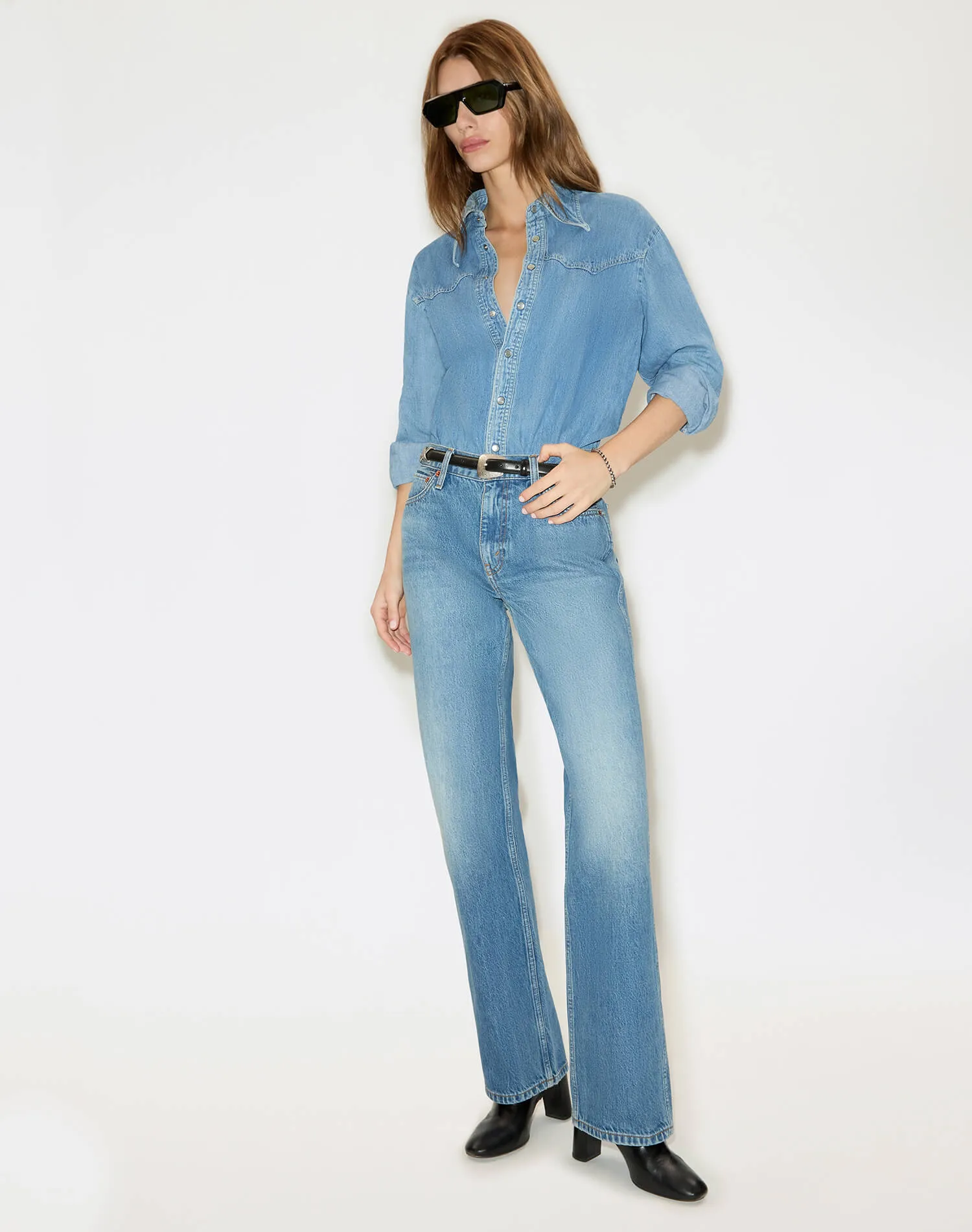 90s Mid Rise Loose - Medium Vain sold by Re/Done product image thumbnail 3