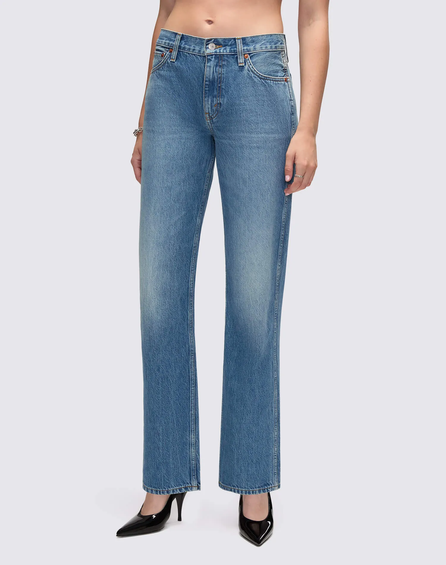 90s Mid Rise Loose - Medium Vain sold by Re/Done product image thumbnail 2