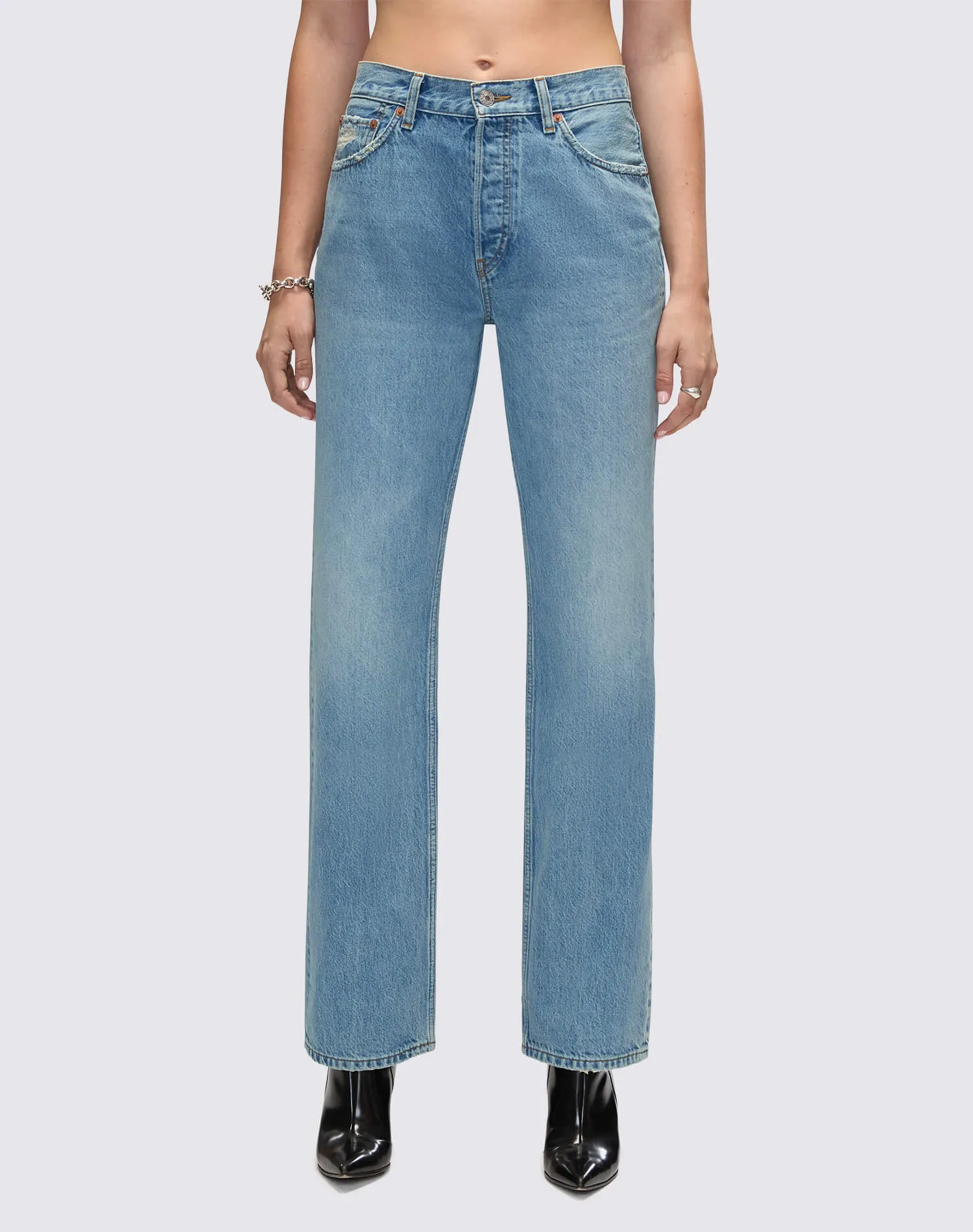90s Jean - Worn Blue sold by Re/Done product image thumbnail 2