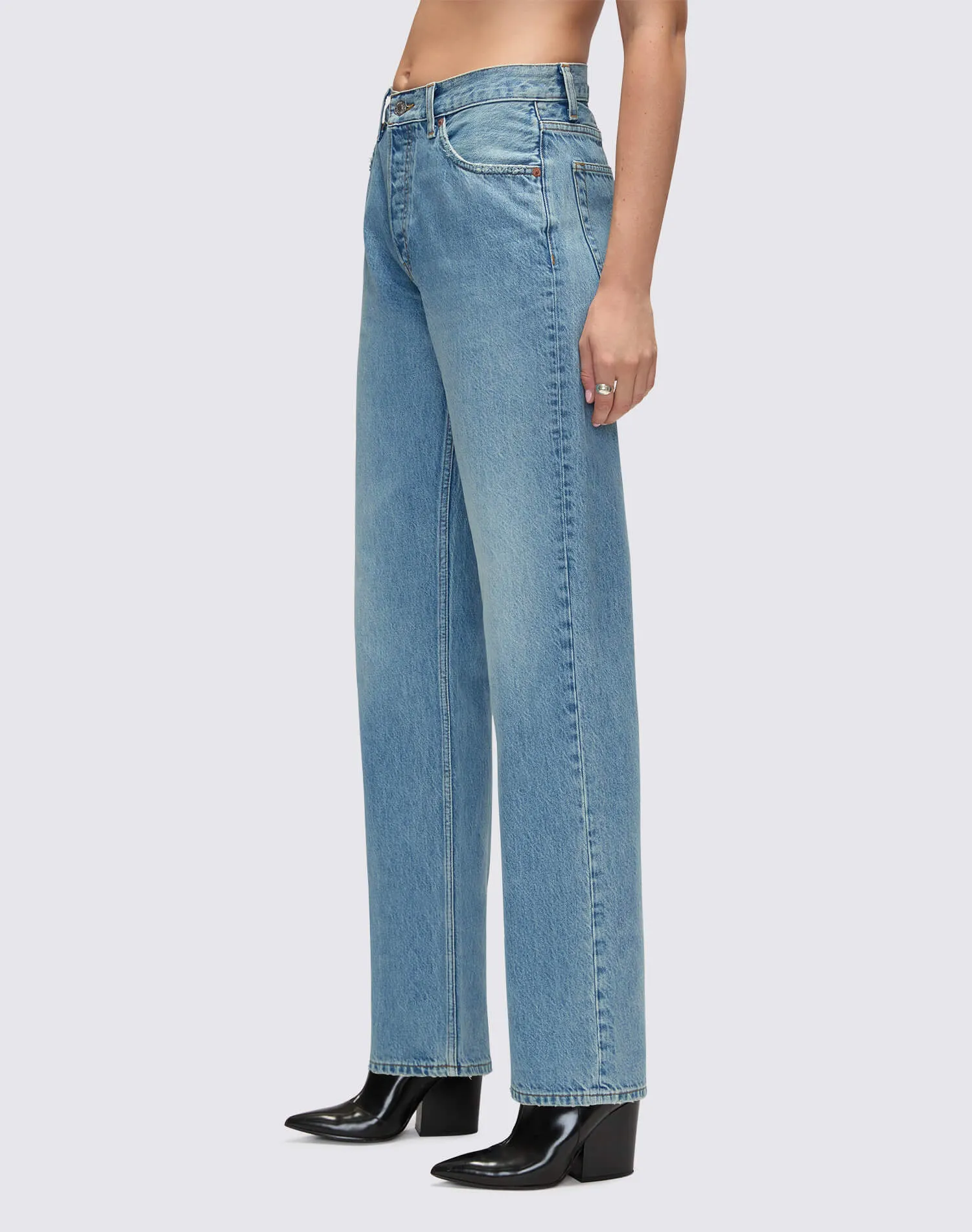 90s Jean - Worn Blue sold by Re/Done product image thumbnail 5