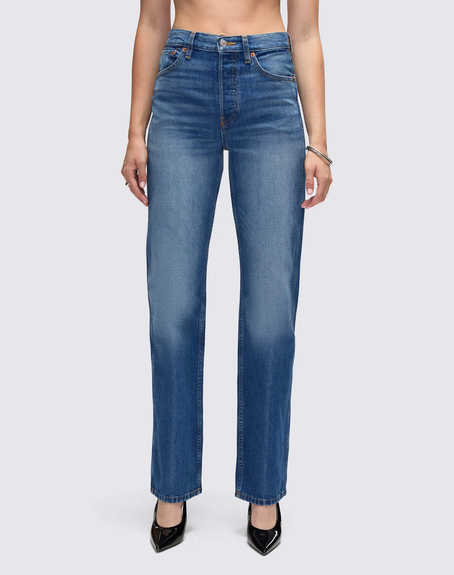 90s High Rise Loose - Viper Blue sold by Re/Done product image thumbnail 2