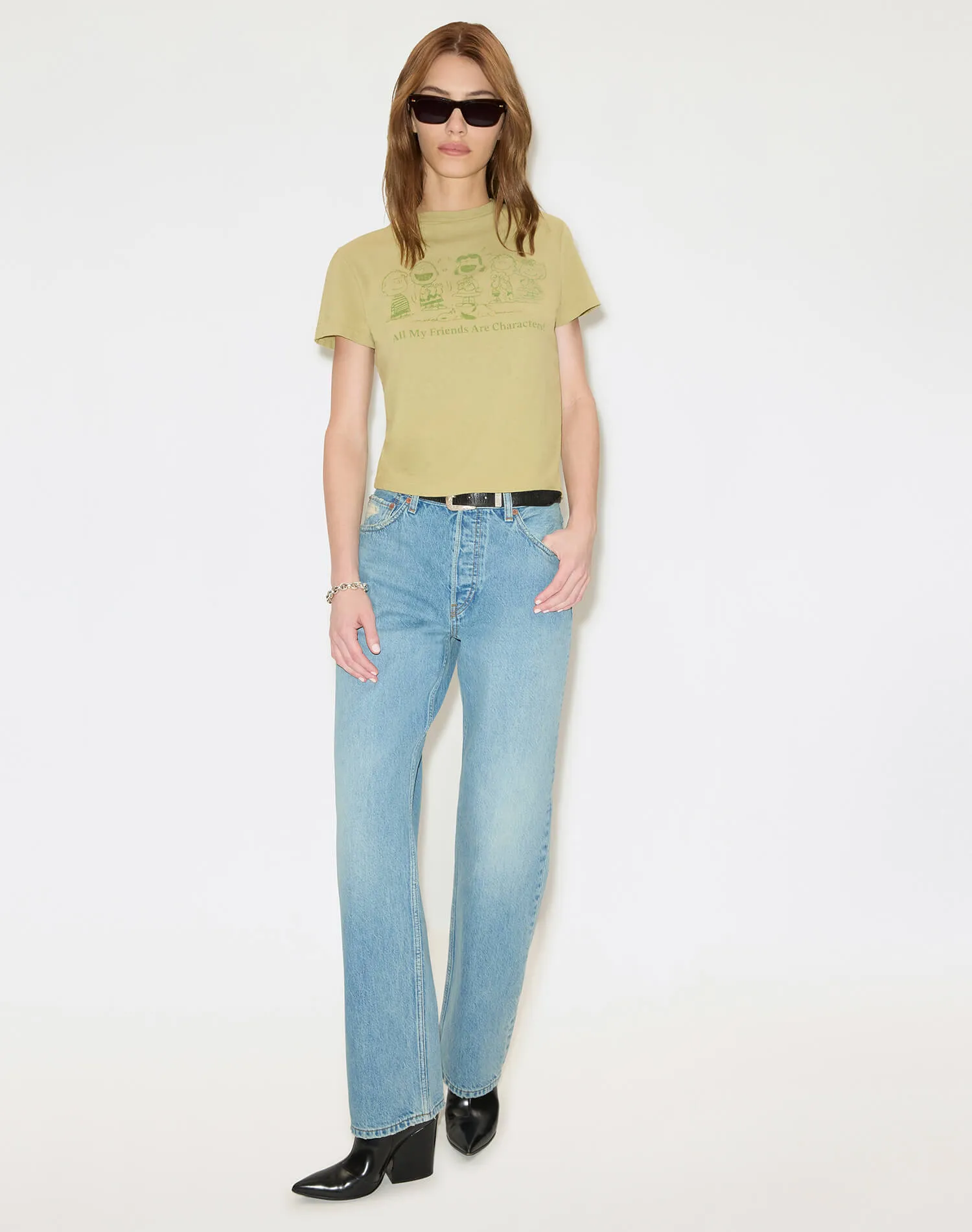 Classic "Peanuts Characters" Tee - Light Cedar sold by Re/Done product image thumbnail 4