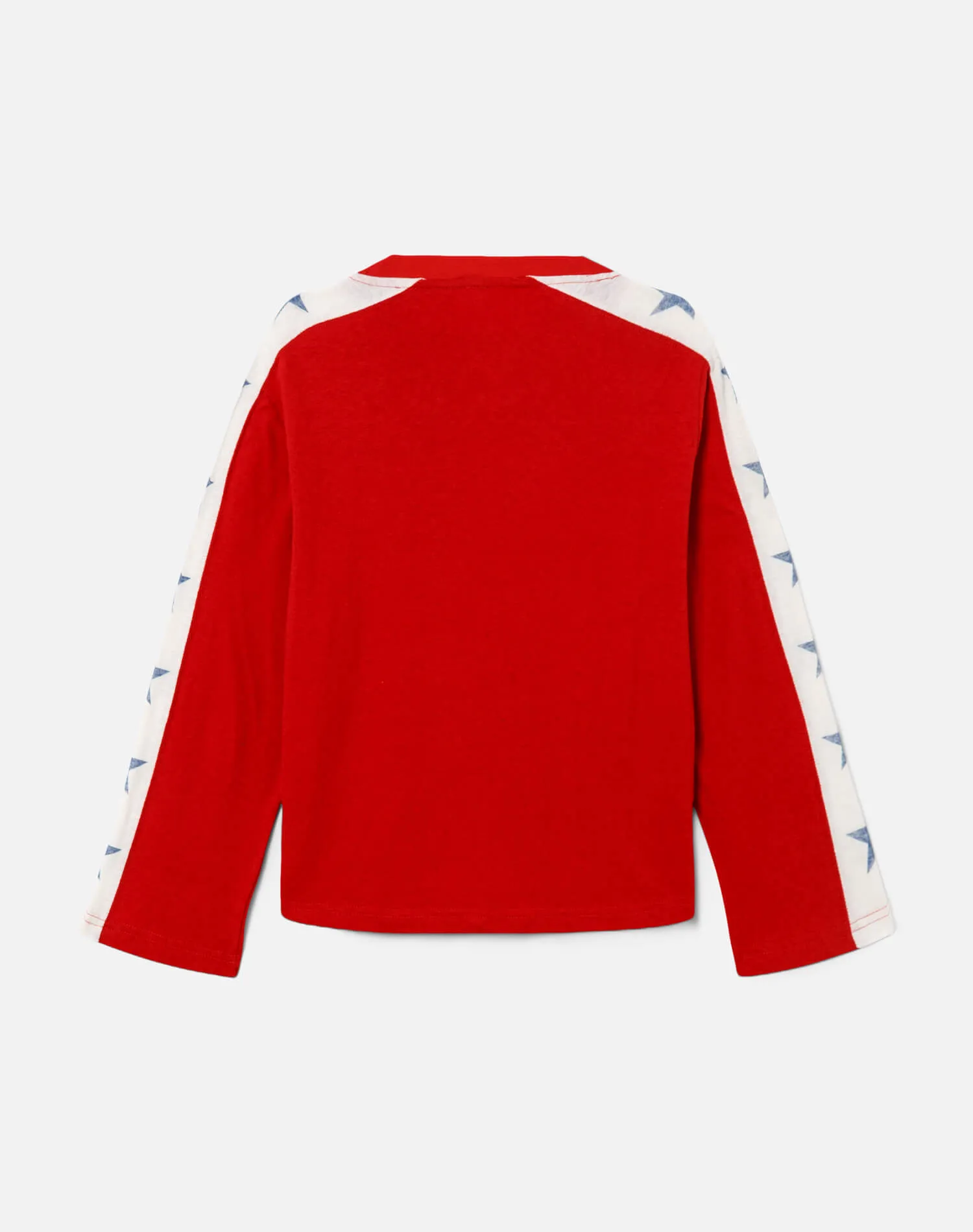 Star Contrast Long Sleeve Jersey - Crimson sold by Re/Done product image thumbnail 2