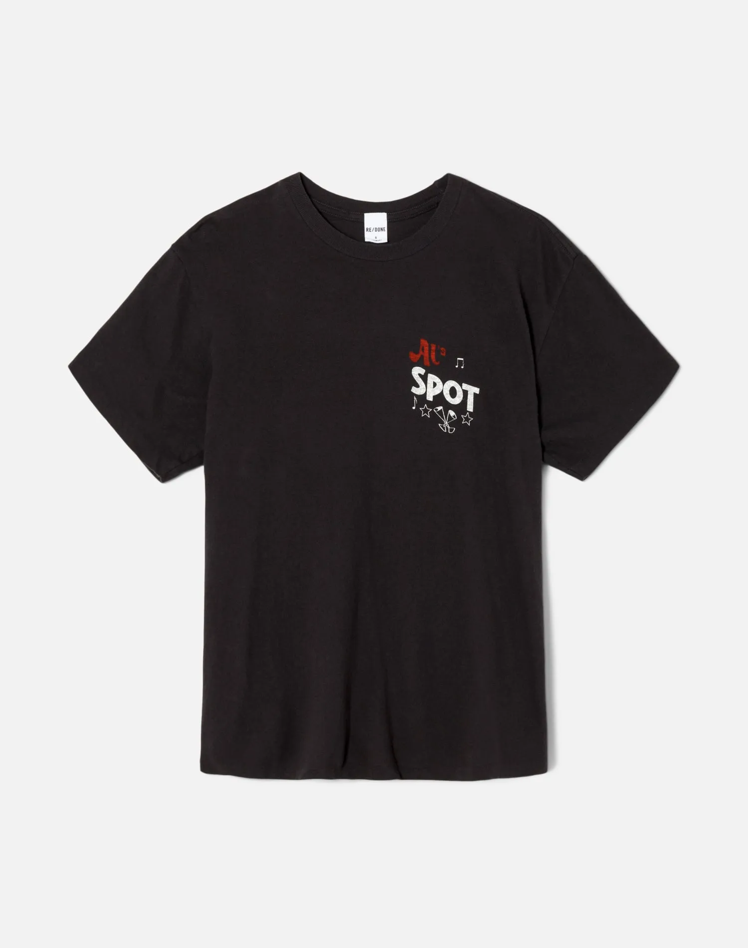 90s Easy Tee Cocktails For Two - Washed Black sold by Re/Done