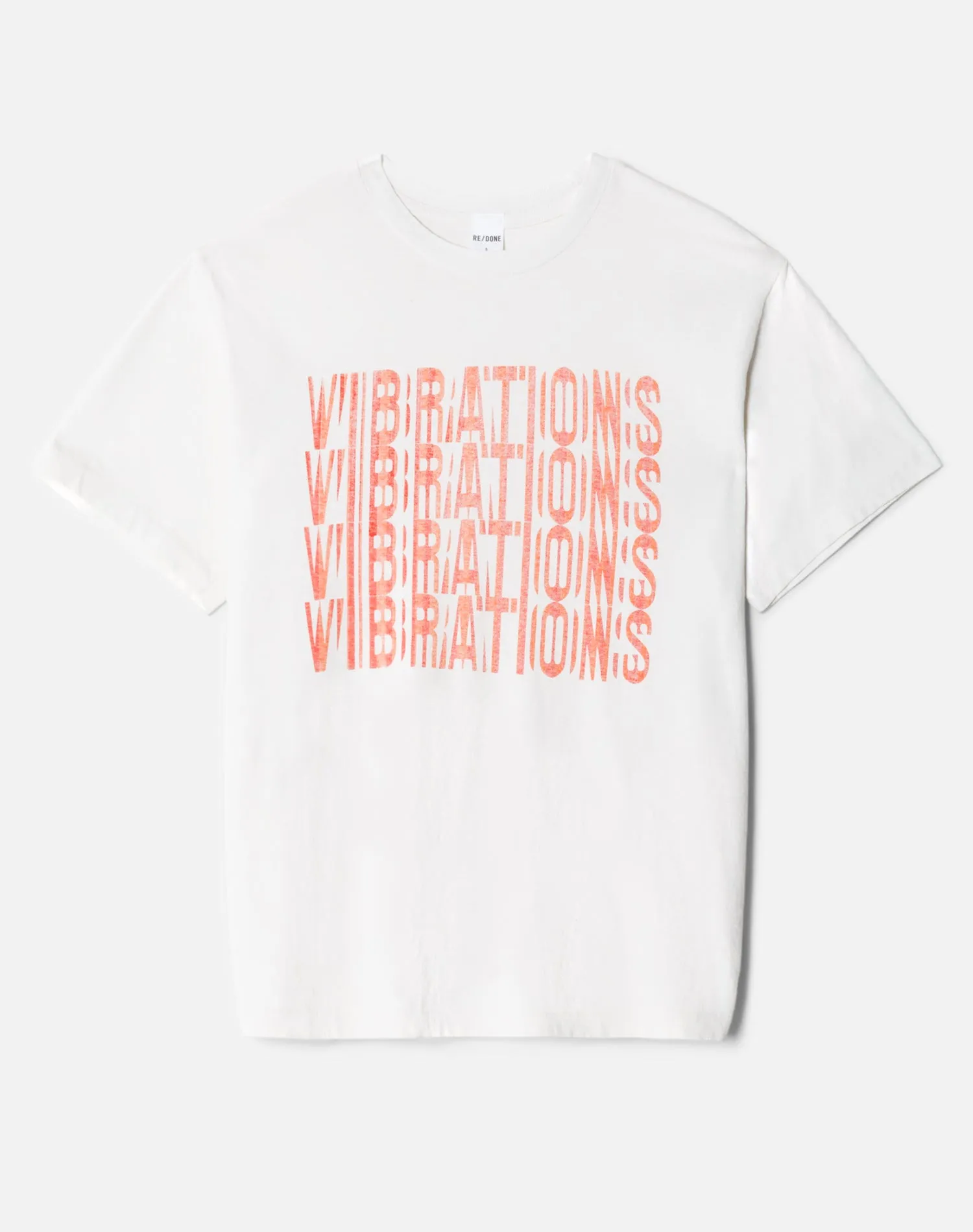 90s Easy Tee Vibrations - Vintage White sold by Re/Done