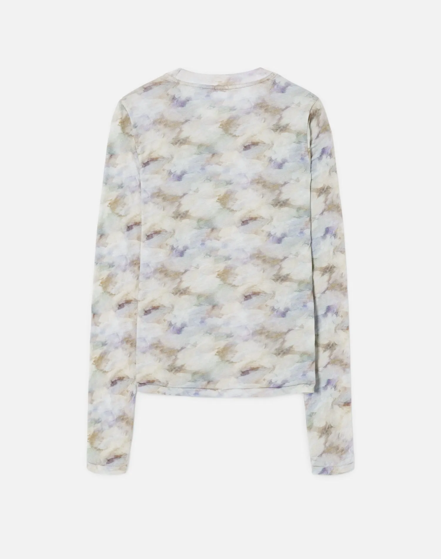 Sheer Long Sleeve Tee - Celestial Watercolor sold by Re/Done product image thumbnail 2