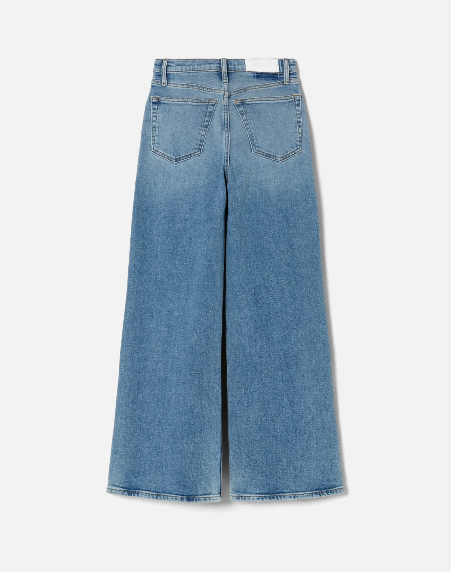 High Rise Wide Leg Crop - Blazed Indigo sold by Re/Done product image thumbnail 2