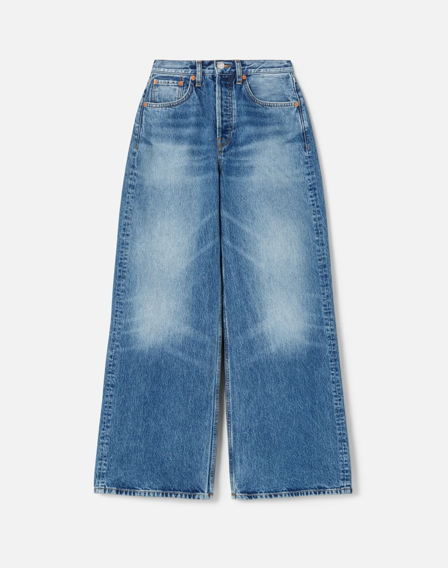 High Rise Wide Leg Crop - Speedway Size: 26 sold by Re/Done