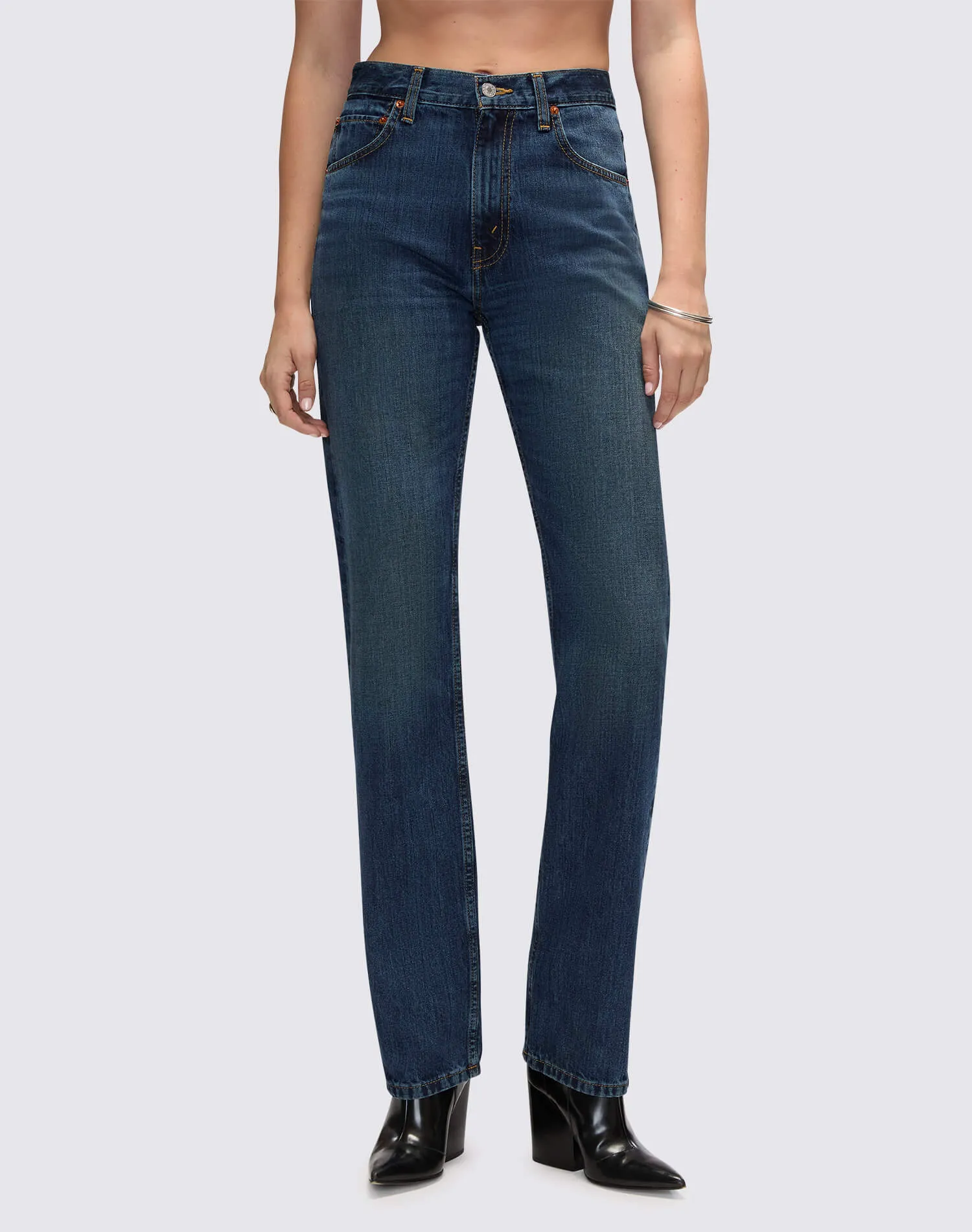 The Blondie - Off Beat Blue sold by Re/Done product image thumbnail 2