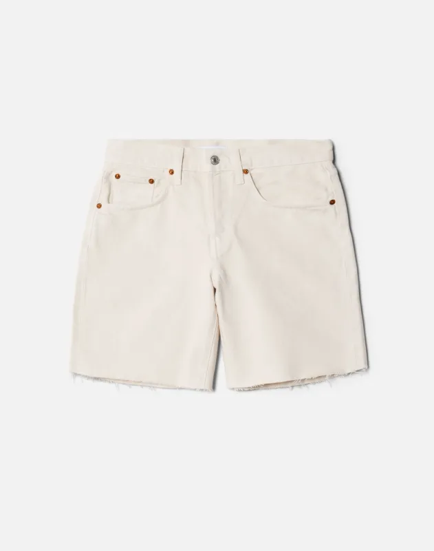 Boyfriend Cutoff Short - Vintage White sold by Re/Done