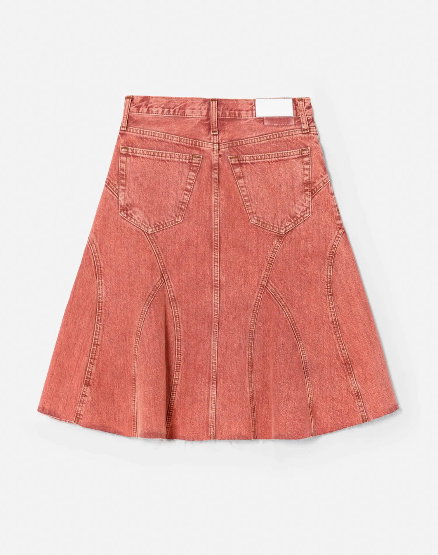 Engineered Seam Skirt - Red Rock sold by Re/Done product image thumbnail 2