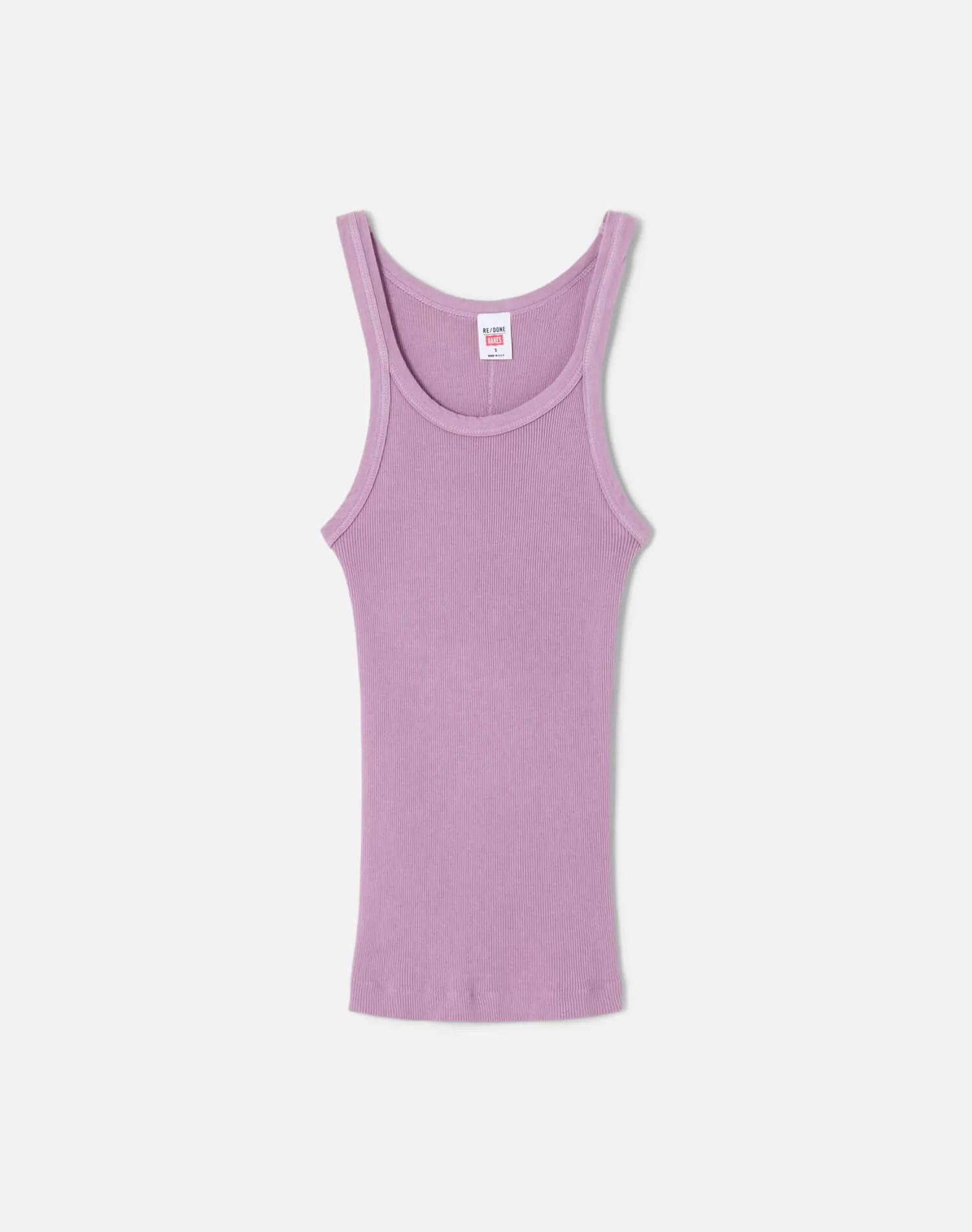 Ribbed Tank - Electric Lilac sold by Re/Done