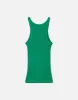 Ribbed Tank - Verde sold by Re/Done
