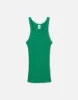 Ribbed Tank - Verde sold by Re/Done