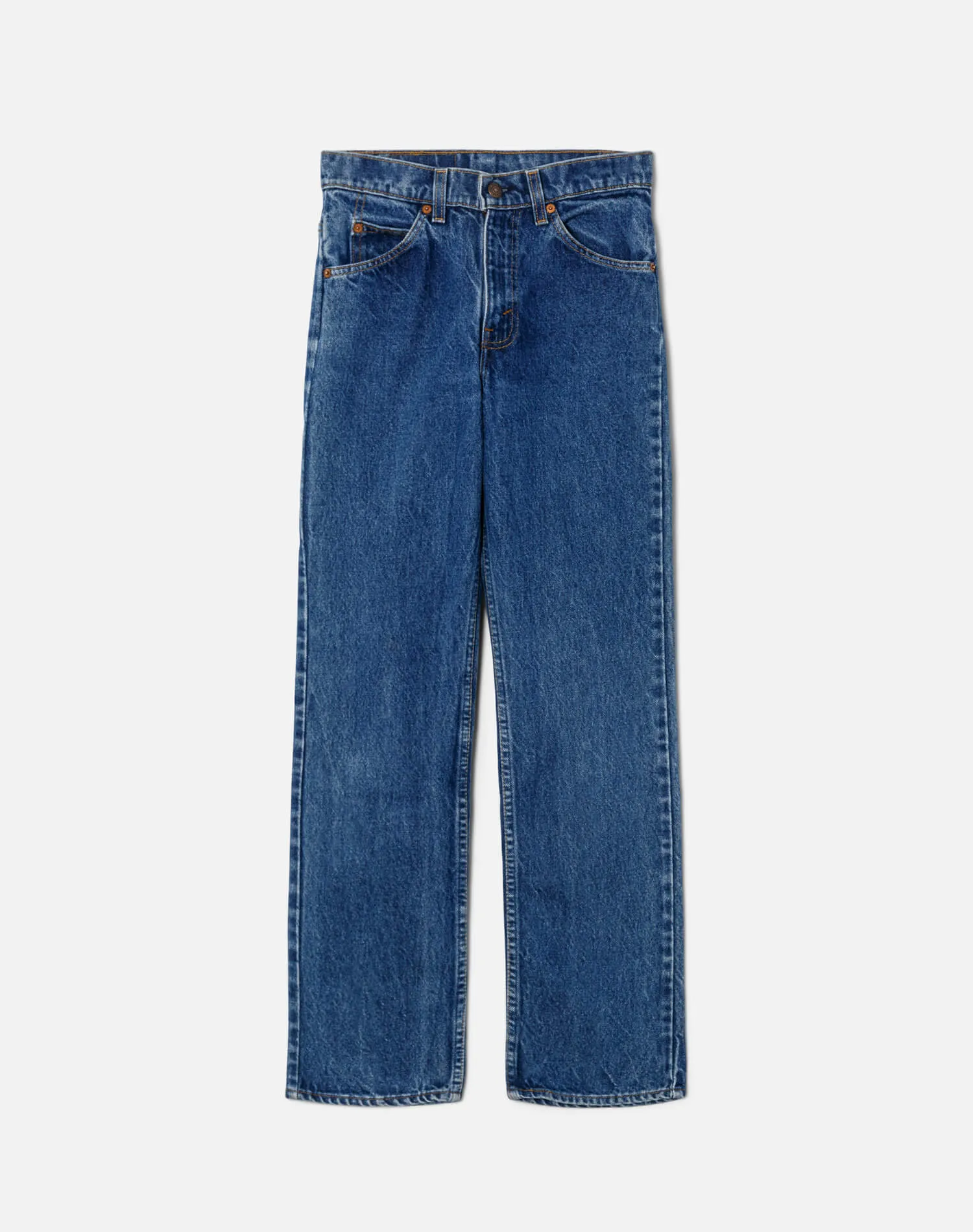 80s Orange Tab Levi's 505 -#27 sold by Re/Done