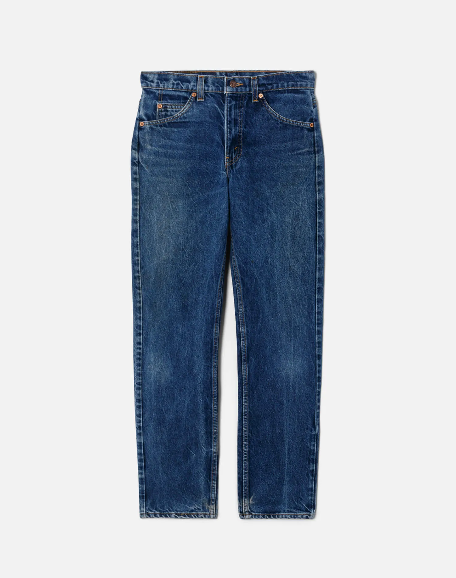 80s Orange Tab Levi's 505 -#16 sold by Re/Done