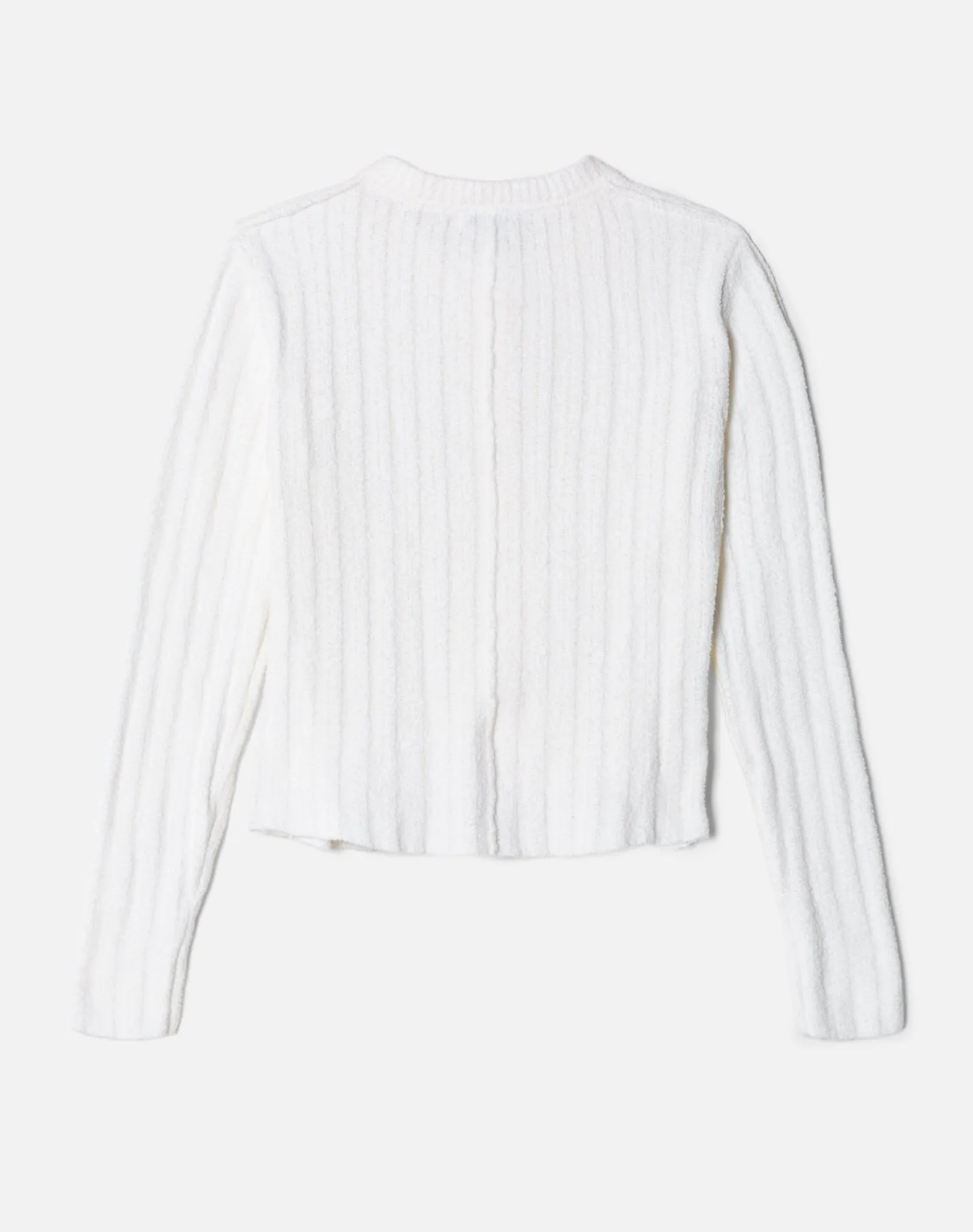Terry Ribbed Cardi - Vintage White sold by Re/Done product image thumbnail 2