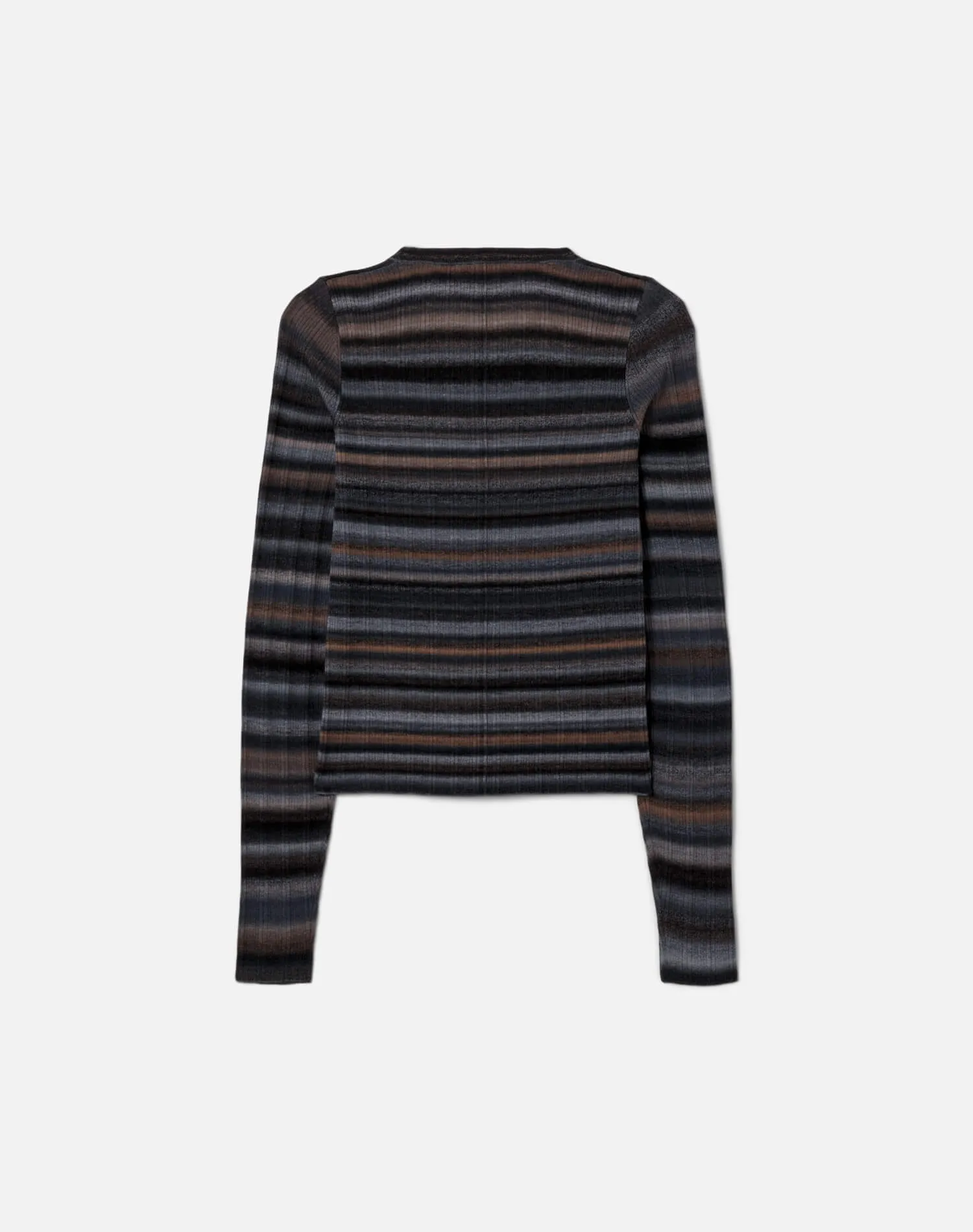 Long Sleeve Rib Crewneck - Black Combo sold by Re/Done product image thumbnail 2