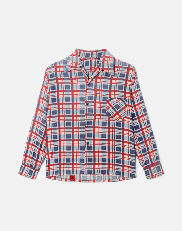 50s Cotton Flannel Shirt -#29 made by Re/Done