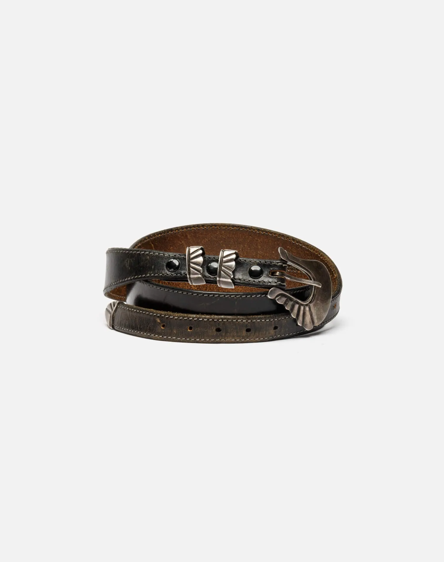 80s Sterling Leather Belt -#2 sold by Re/Done product image thumbnail 3