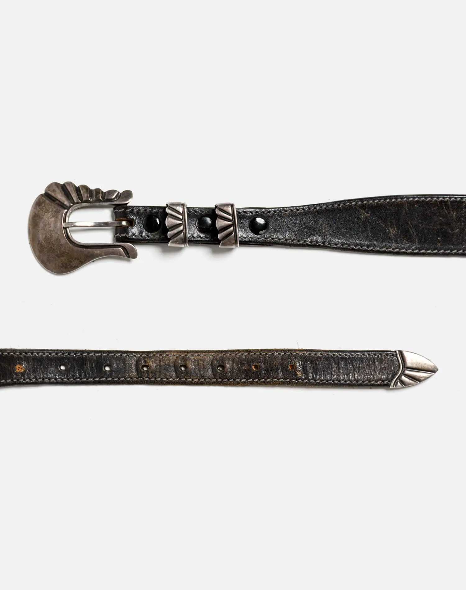 80s Sterling Leather Belt -#2 sold by Re/Done product image thumbnail 2