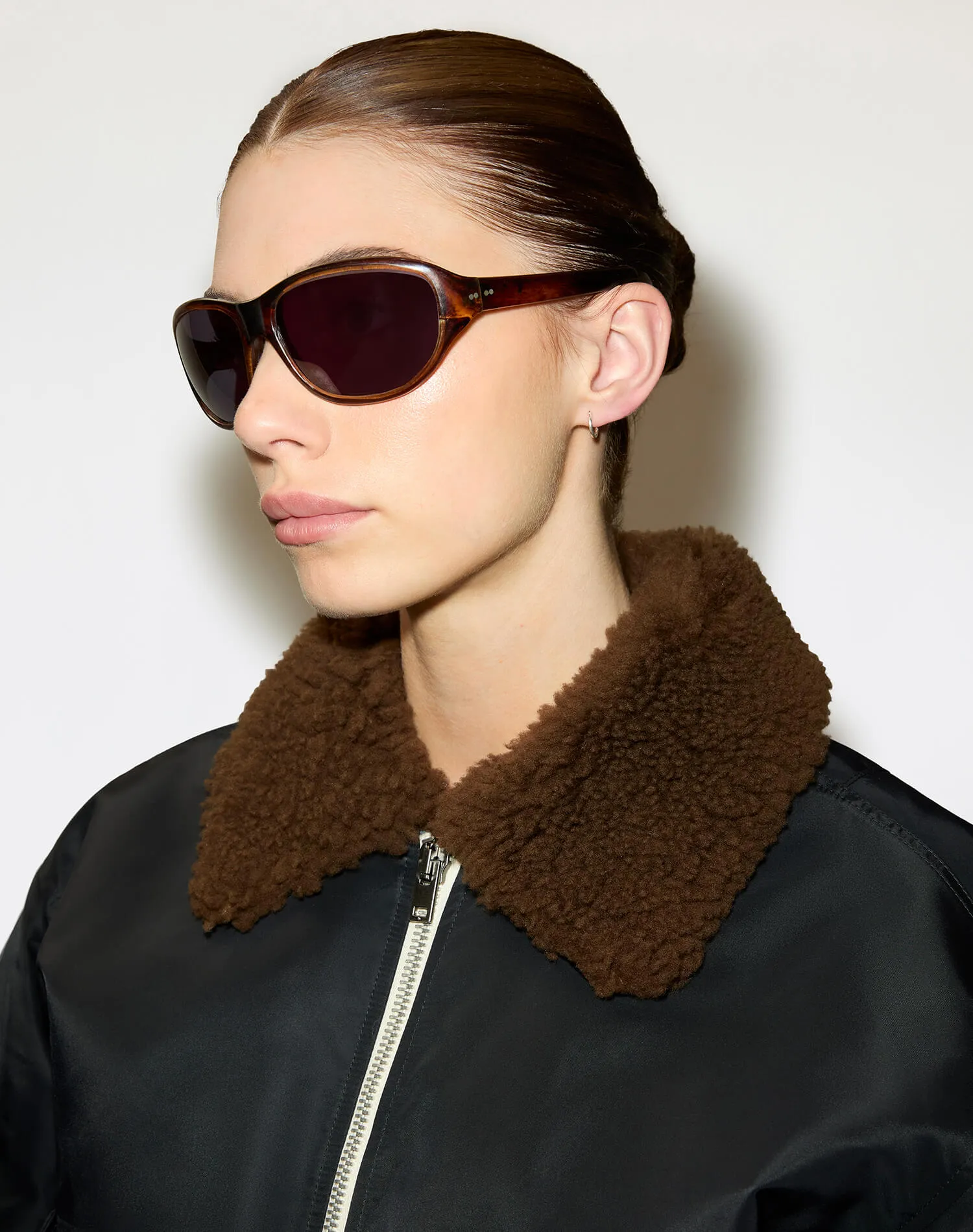 Shrunken Bomber - Black sold by Re/Done product image thumbnail 4