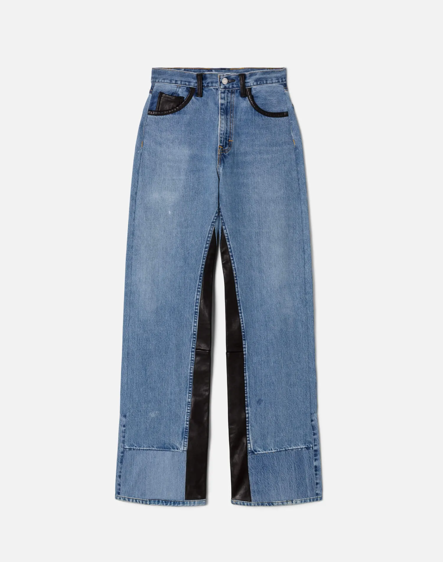 Levi's High Rise Wide Leg - Indigo Leather sold by Re/Done