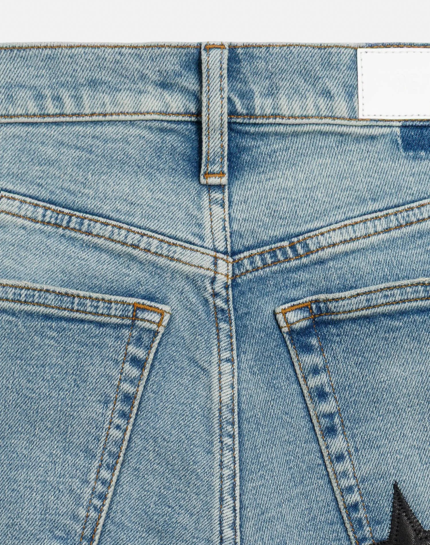 Comfort Stretch Mid Rise Wide Leg - Opal Indigo Star sold by Re/Done product image thumbnail 4