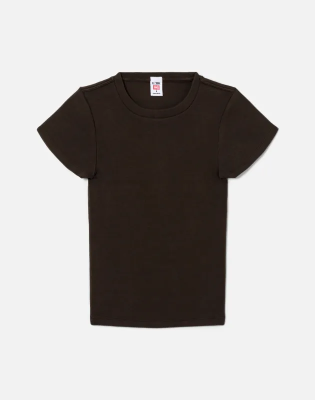 Hanes 60s Slim Tee - Olive Branch sold by Re/Done