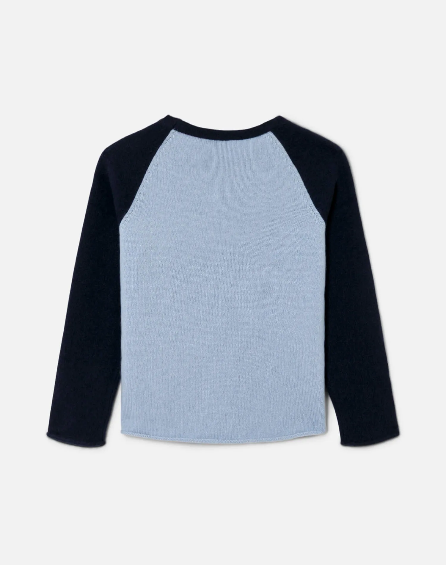 Shrunken Baseball Raglan - Bluebell/Navy sold by Re/Done product image thumbnail 2